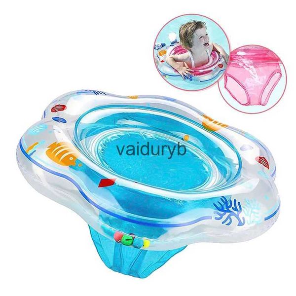 Juguetes de baño Anillo de natación para bebé Flotante inflable con asiento 6-36 meses Equipo de piscina Deportes acuáticos H240308