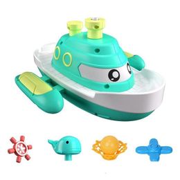 Jouets de bain Jouet de salle de bain Capteur flottant étanche Piscine avec 4 types de modes de pulvérisation Baignoire à jet d'eau Livraison directe Bébé Enfants Dhcja