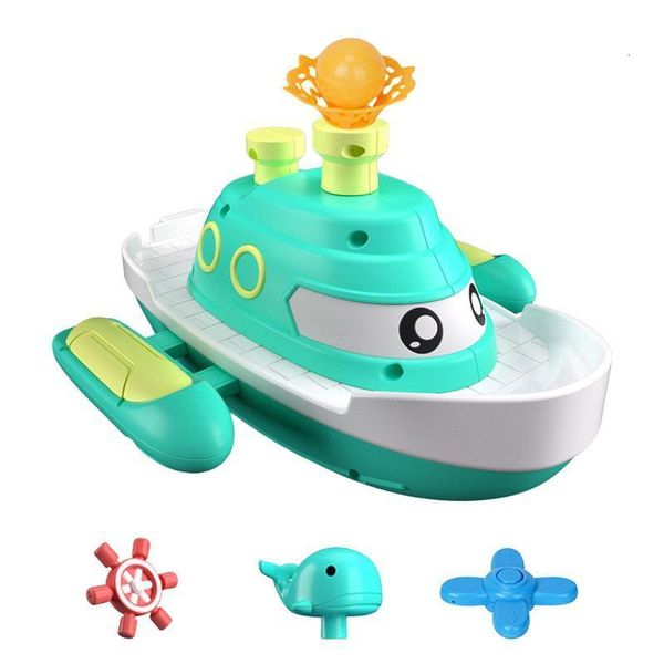 Jouets de bain Jouets de salle de bain capteur flottant étanche jouets de piscine avec quatre modes de pulvérisation jouets de salle de bain pour enfants jet d'eau jouets de piscine 230615