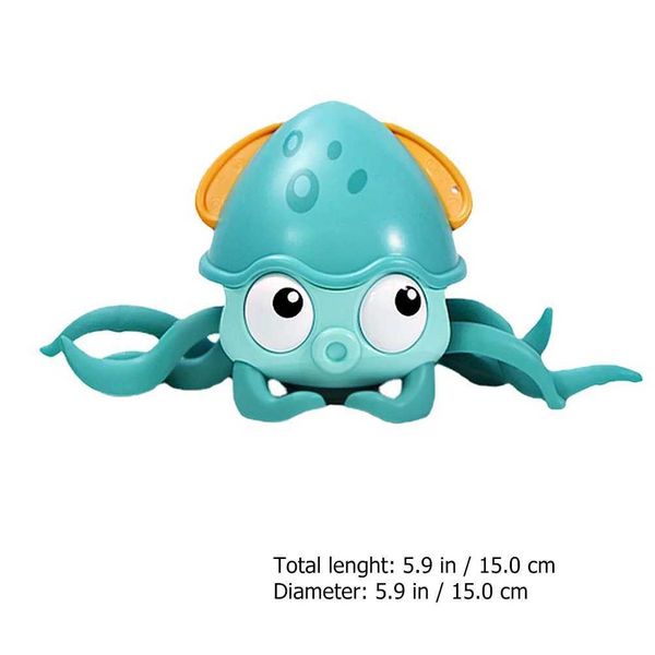 Toys de bain rampant Octopus Enfants gadget jouet jeu bébé baignade de bain d'été imitation délicate 240414
