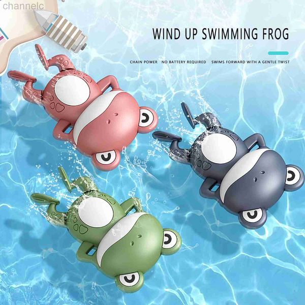 Jouets de bain mignon bébé eau pour enfants nouvelles grenouilles de natation mécanique brinquedos infantil