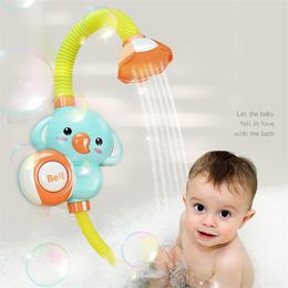 Juguetes de baño para niños Elefante eléctrico Animal Sucker BaBy Spray Agua Baby Ducha Bañera Aspersor 210712