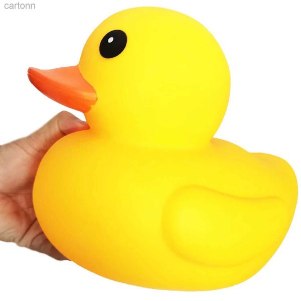 Toyadores de baño Gigante Duck Garm Big Big 10.3water Imploud No Bebe Noise Cavo de goma Funny Yellow Ducikes Baño/Piscina/Juguete de Agua sin agujero 240413