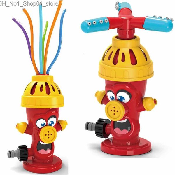 Bath Toys Sprinkler Sprinkler extérieur aquareuse pistolet backyard jardin water toys yard carton splash sprinkler baby baby toy jouet for kids q231212