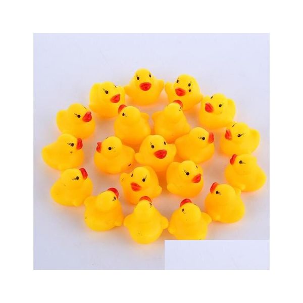 Jouets de bain, canard en caoutchouc, canard en caoutchouc, eau pour fête prénatale, cadeaux d'anniversaire, juste pour vous, livraison directe, maternité pour enfants Dhd9D