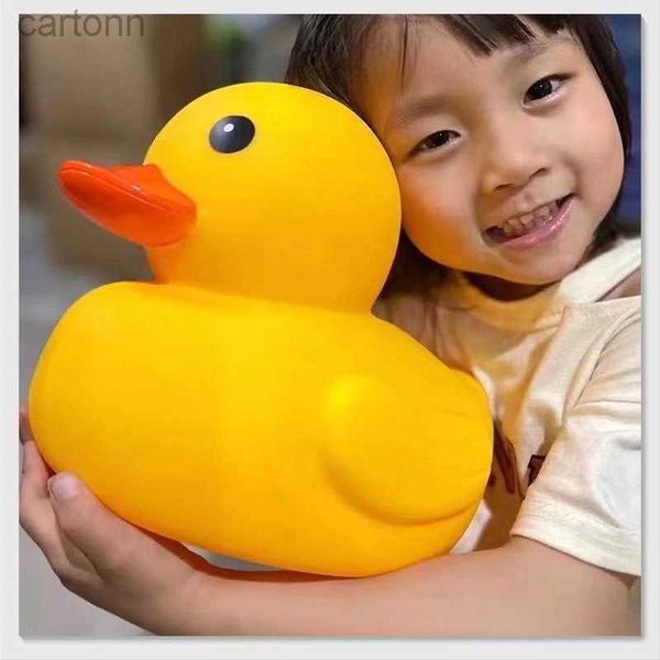 Jouets de bain surdimensionnés mignons mignons de canard jaune children toys de bain décoration décoration décoration environnementale non toxique 240413