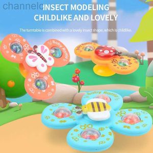 Bath Toys Suction Cup Spinner speelgoed. 3 -stks windmill cartoon dieren hand draaien. Sensory voor baby peuters verjaardagscadeau