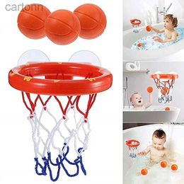 Juguetes de baño para niños pequeños juguetes para bañeras canasta de disparos de bañera de agua Juego de agua para niña de niña con 3 mini baloncesto de plástico Ducha divertida 240413