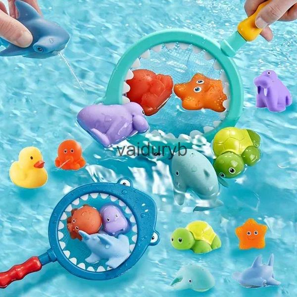 Jouets de bain à pulvérisation d'eau, natation pour l'été, jeu de pêche pour enfants, amusant/ensemble, cadeau pour bébé, Summervaiduryb