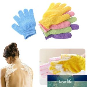 Bathing gloves Nylon Bath Shower Gloves 5 Colors Exfoliating Sponge Bath Skin Body Wash Massage Scrub