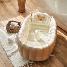 Baignoires sièges sièges 35 pouces baignoires de nouveau-nés gonflables à la baignoire portable imprimée baignoire de voyage wx