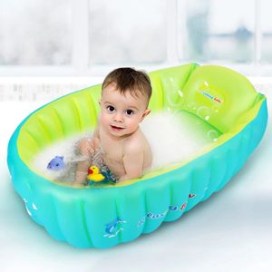 Baignoires Sièges Bébé Gonflable Baignoire Articles De Baignoire Pliable Portable Voyage Né Antidérapant Siège De Bain Baignoires Pour Donner Bain 230928