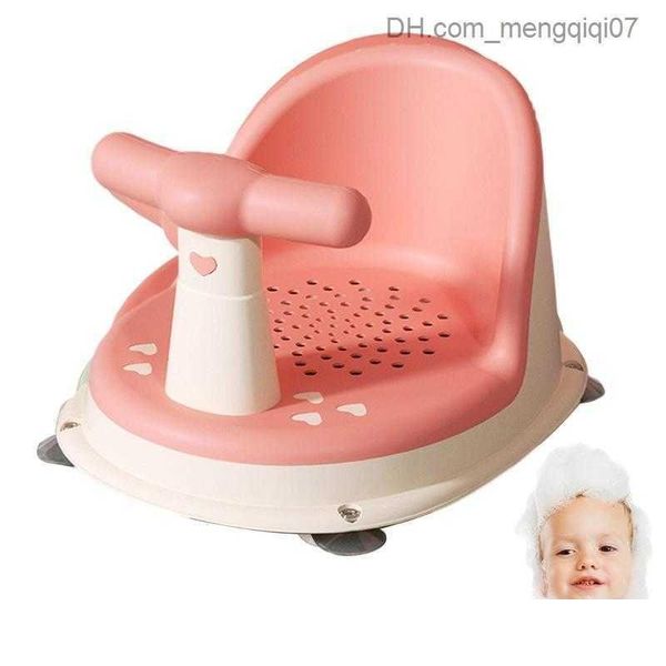 Baignoires Sièges Bébé Chaise De Douche Portable Sûr Antidérapant Nouveau-Né Avec Dossier Et Ventouse Soins Baignoire Siège Jouet Livraison Directe Dhwd2