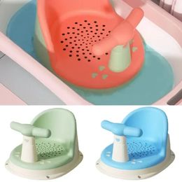 Baignoires Sièges Siège de baignoire pour bébé Tapis de baignoire Tapis de chaise Sécurité Anti Slip Born Infant Baby Care Enfants Siège de bain mignon pour 6-18 mois 231204