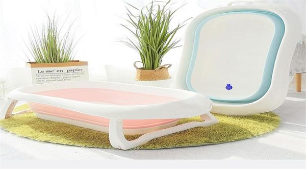 Baignoires sièges né bébé baignoire pliante bain corps lavage Portable pliable écologique antidérapant sûr enfant baignoire 2725373