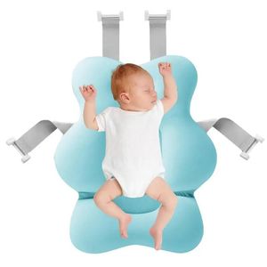 Baignoires Sièges born Douche Baignoire Antidérapant Pliable Bébé Baignoire Pad born Baignoire Siège Infantile Bain Support Coussin Doux Oreiller 230928