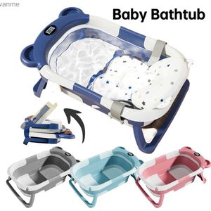 Baignoires sièges de baignoire de bébé pliant baignoire portable baignoire baignoire de baby-shower avec température non glissante