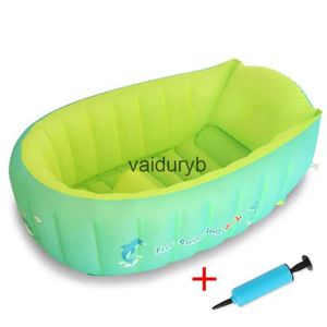 Bañeras de baño Asientos Inflable Bebé Bañera Silla Lindo Oso Asiento Infantil Antideslizante Piscina Niño Pequeño Portátil Ducha Plegable Basinvaiduryb