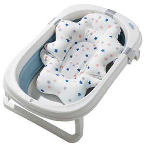 Baignoires Sièges Multifonctions Pliable Bébé Baignoire Coussinets Bébé Bain Siège Support Tapis borns Baignoire Anti-dérapant Doux Respirant Corps Coussin 230923