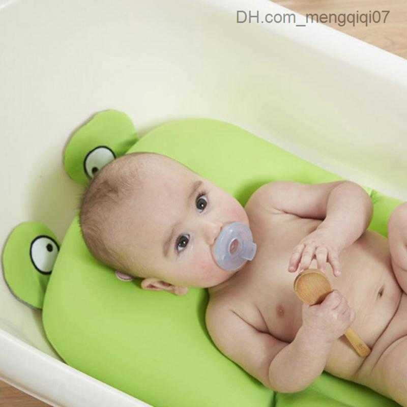 Banheira banheira assentos portátil chuveiro de bebê almofada de ar almofada de banheira bebê não deslizamento almofada de banheira de bebê assento de segurança para bebê z230817