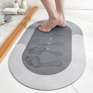 Tapis de sol absorbant à séchage rapide pour salle de bain a03