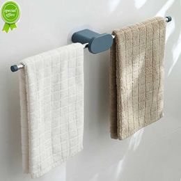 Badkameraccessoires PUNT-Vrije handdoekhouder badkamer muur hangende multifunctionele rek dubbele kolom keuken opslag voor huis
