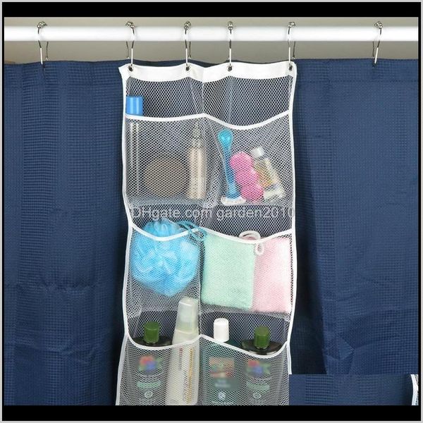 Sac de salle de bain shampooing douche organisateur de stockage sacs à la maison au-dessus de la porte support de poche suspendu Mysx0 Iu81N