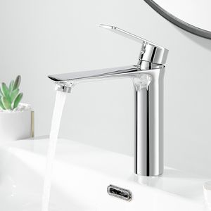 Badkamerbassin kraan zwart chroom messing enkelgreep bassin mixer tap dek gemonteerd lot koude wastafel kranen