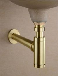 Salle de bain bassin évier robinet bouteille piège Kit de vidange piège à déchets Pop Drain désodorisation brossé GoldBlackBronzeChrome2920759