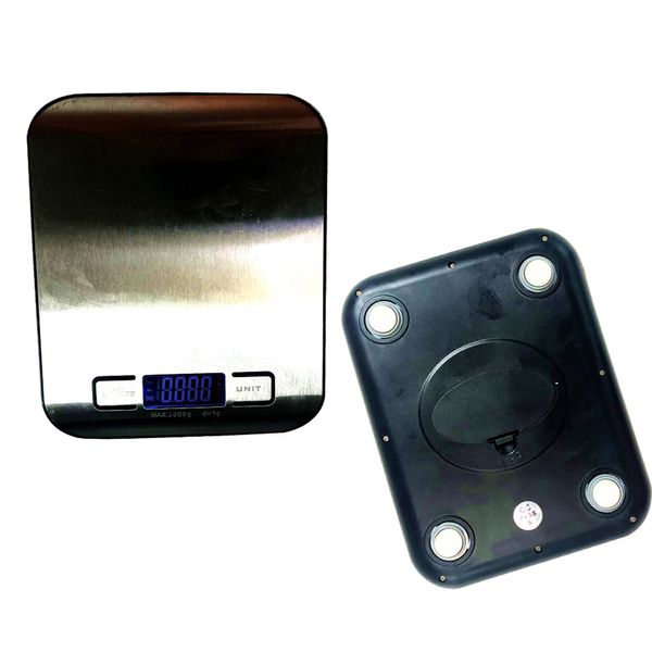 Salles de bain numérique Échelles de pesée de cuisine à l'échelle de pâtisserie de cuisine Balance de poids haute précision mini-échelles de poche électroniques