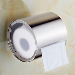 Salle de bain pour toilettes Acier inoxydable massif nickel brossé WC peut voir le porte-papier hygiénique Porte-rouleau de papier toilette SU858345g