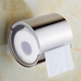 Salle de bain pour toilettes Acier inoxydable massif nickel brossé WC peut voir le porte-papier hygiénique Porte-rouleau de papier toilette SU858199U