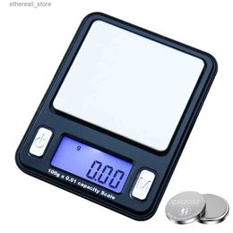 Badkamerkeukenweegschaal 100g*0,01g Mini elektronische digitale weegschaal voor goud 0,01g Precisie MP3-model Balans Klein zak LCD-scherm Speciaal cadeau Q231020