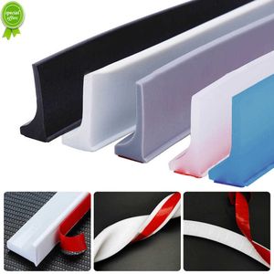 Bathroom Retention Water Barrier Strip Self-Adhesive Silicone Water Stopper Dry Wet Separation Shower Dam Barrier Seal Strip