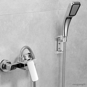 Badkamer s Badkamer Douche Kraan Set Hoge Druk Wandmontage Douchekraan Bad Kraan Douche Mixers En Koud Water Mengen R230804