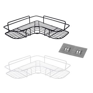 Étagère de salle de bain porte-shampooing étagères de douche coin panier de rangement mural support cosmétique organisateur de maison accessoires de bain 220527