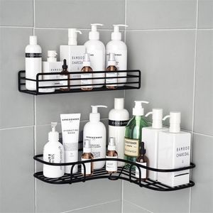 Étagère de salle de bain douche montage mural shampooing support de rangement avec ventouse sans perçage accessoires de cuisine 220527