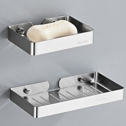 Estantes de baño Estante de baño de acero inoxidable 304 Soporte de jabón de ducha montado en la pared Organizador de almacenamiento Shapoo Estante Accesorios de baño de cocina 230421