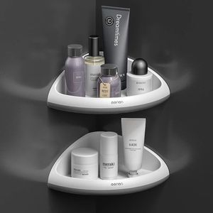 Étagères de salle de bain Étagère d'organisateur de salle de bain Étagère d'angle triangulaire murale Shampooing Étagère de rangement pour cosmétiques Étagère de cuisine Accessoires de salle de bain 230422