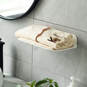 Badkamer planken eenvoudige badkamer handdoek vouwbare opbergbord muur gemonteerde zeep