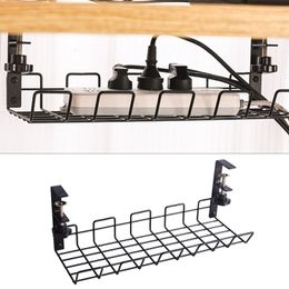 Badkamerplanken onder tafelopslagrek kabelbeheer lade bureau houder houder draad organizer home essentials afneembare mobiele ijzeren planken 221207