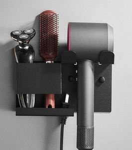 Badkamerplanken Whyy Space Aluminium Hair Dryer Rack Razor Holder Plan Wall Monted Organisation Storage for Home Accessories 226488789