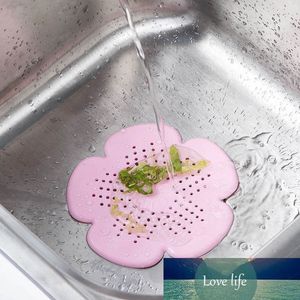 Accessoires de douche de salle de bains TPR 15.5*15.5 cm cuisine égouttoir filtre fleur forme sol Drain évier crépine évier bouchon cheveux bouchon