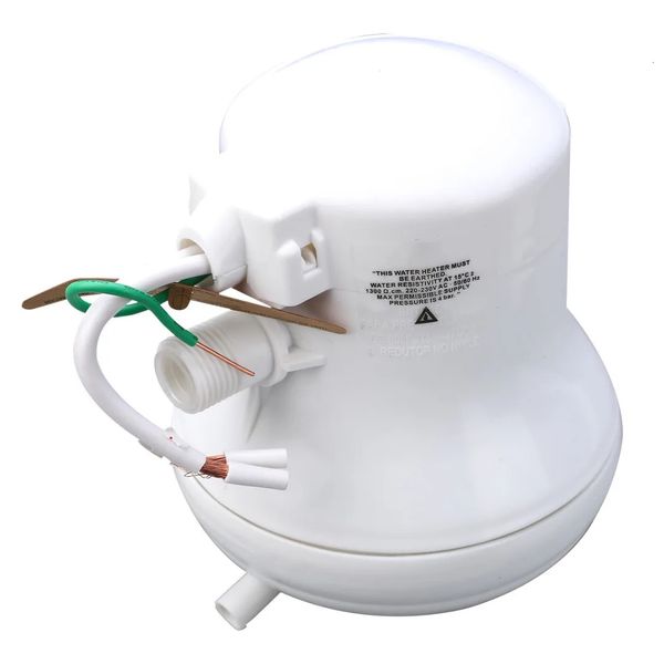 Cabezales de ducha de baño 1 juego de boquilla de calentador de agua instantáneo con cabezal eléctrico con soporte para manguera Tubo de plástico Manual de instrucciones para el hogar 231205