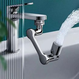 Cabezales de ducha de baño 1080 Extensor de grifo giratorio Aireador Filtro de salpicaduras universal Lavabo Accesorio de lavado de cara con 12 modos de salida de agua 230411