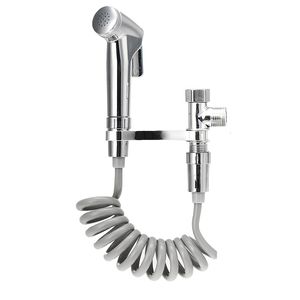 Pommeaux de douche de salle de bains 4 pièces ensemble de pulvérisateur de bidet de toilette pistolets robinet de poche tête de robinet de bain auto-nettoyant 230406