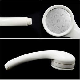 Cabezales de ducha de baño ABS Plastic Función Uniforme Eco Amable Pequeño Redondo Round Agua de alta presión Accesorios para el baño Cabezal de ducha de mano