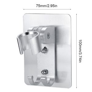 Pommeaux de douche de salle de bain support de douche à main réglable en aluminium sans poinçon mural pommeau de douche support de siège de salle de bain 230714