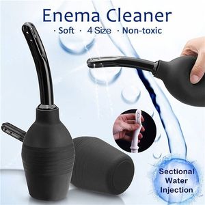 Cabezales de ducha de baño Irrigador de enema Bombilla de enema Jeringa Limpiador de ducha anal Enema Limpieza de colon Higiene femenina Enema Dispositivos de limpieza anal 230327