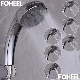 Cabezales de ducha para baño Foheel Mtifunction Ajustable 7 modos Cabezal de alta presión Ahorro de agua Spa Necesidades para la casa familiar Fácil de usar Dhw9B